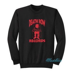 Death Row Records Logo Red Sweatshirt 2