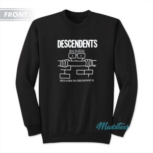 Descendents Milo Goes To Checkpoint D Milo Was Here Sweatshirt 3