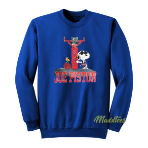 Detroit Joe Pistons Snoopy Sweatshirt