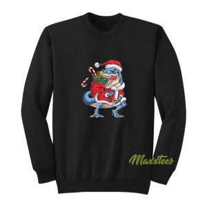 Dinosaur T Rex Christmas Sweatshirt 1