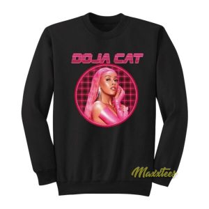 Doja Cat Laser Grid Portrait Sweatshirt 2