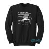 Dominic Toretto I Live My Life A Quarter Mile Sweatshirt