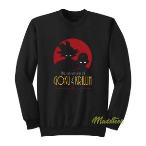 Dragon Ball Z Adventures Of Goku and Krillin Sweatshirt 2