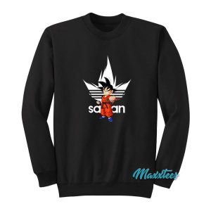 Dragon Ball Z Kid Goku Adidas Parody Sweatshirt