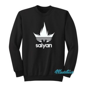 Dragon Ball Z Saiyan Adidas Parody Sweatshirt 1