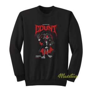 Duckula He Never Sleeps At Night Count Sweatshirt