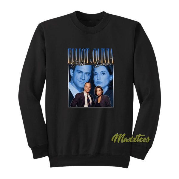 Elliot Stabler and Olivia Benson Sweatshirt