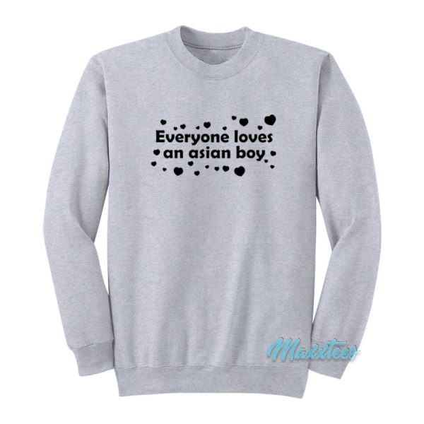 Everyone Loves An Asian Boy Benchwarmers Sweatshirt