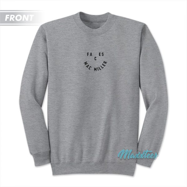 Faces Smile Mac Miller Sweatshirt