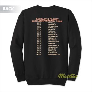 Failure Fantastic Planet Tour Anniversary Sweatshirt 1