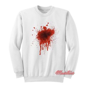 Fake Blood Halloween Sweatshirt