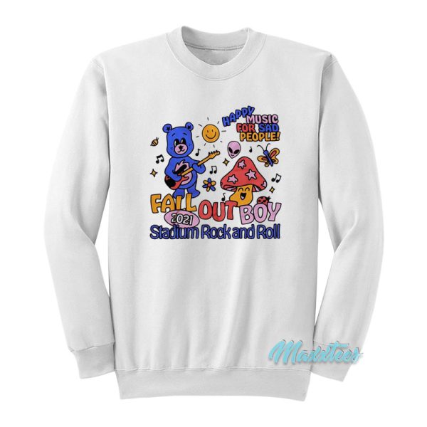 Fall Out Boy Happy Music Stadium Rock And Roll Sweatshirt