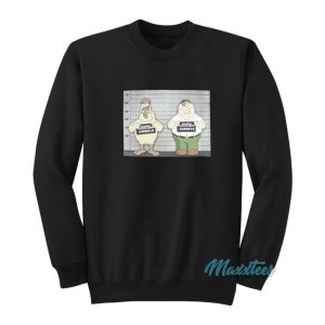 Family Guy Peter vs Chicken Mugshot Sweatshirt 1