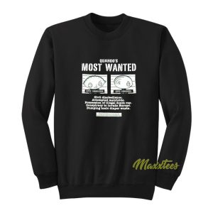 Family Guy Stewie Griffin Quahogs Most Wanted Sweatshirt 1