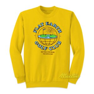 Flat Earth Golf Club Sweatshirt 2