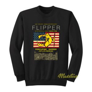 Flipper Band 40th Anniversary David Yow Sweatshirt
