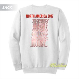 Foo Fighters 2017 North American World Tour Sweatshirt 2