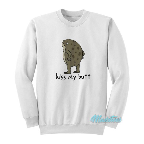 Frog Kiss My Butt Sweatshirt