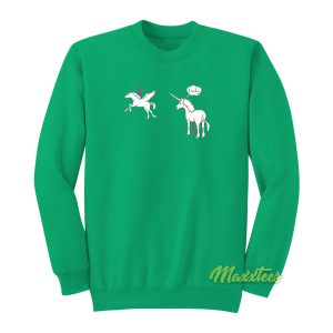 Funny Lucky Pegasus Unicorn Sweatshirt 1