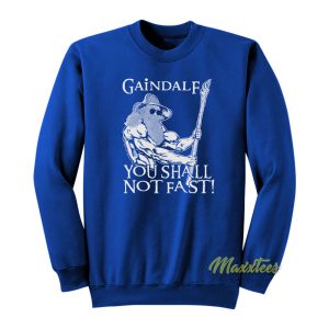 Gaindalf You Shall Not Fast Sweatshirt 1