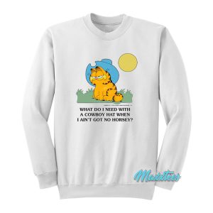 Garfield Cowboy Hat Sweatshirt