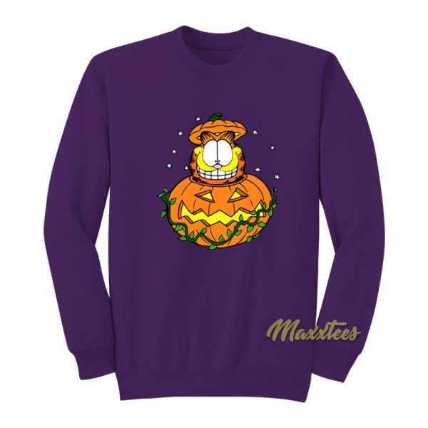 Garfield Halloween Pumpkin Sweatshirt