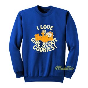 Garfield I Love Girl Scout Cookies Sweatshirt