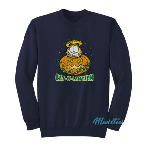 Garfield Pumpkin Cat O Lantern Sweatshirt 1