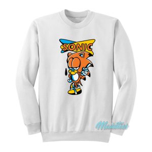 Garfield Sonic The Hedgehog Sweatshirt