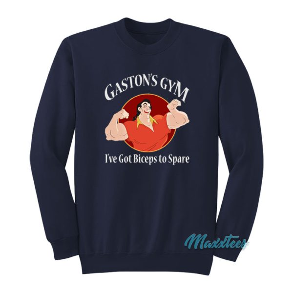 Gaston’s Gym I’ve Got Biceps To Spare Sweatshirt