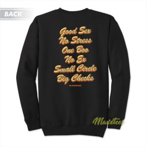 Good Sex No Stress One Boo 4Hunnid Sweatshirt 1