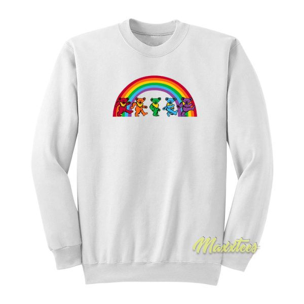 Grateful Dead Rainbow Dancing Bears Sweatshirt