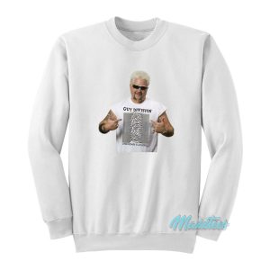 Guy Fieri Wearing Guy Division Sweatshirt