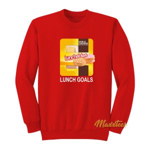 Ham and Cheddar Lunchables Lunch Goals Sweatshirt 1