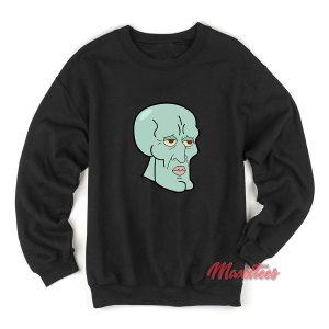 Handsome Squidward Face Sweatshirt 1