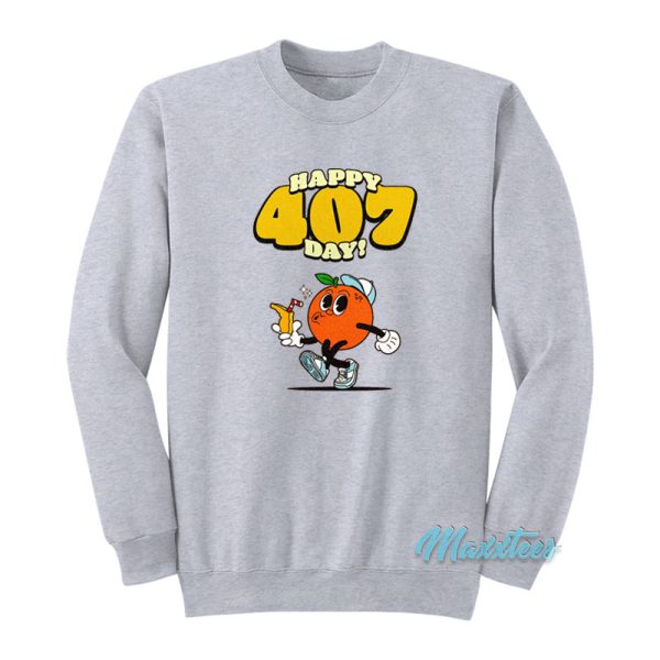 Happy 407 Day Orlando Magic Sweatshirt