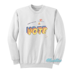 Harry Styles Vote The Elder Statesman Brodie Sweatshirt 1