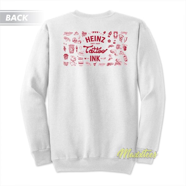 Heinz Red Tattoo Ink Sauce Sweatshirt