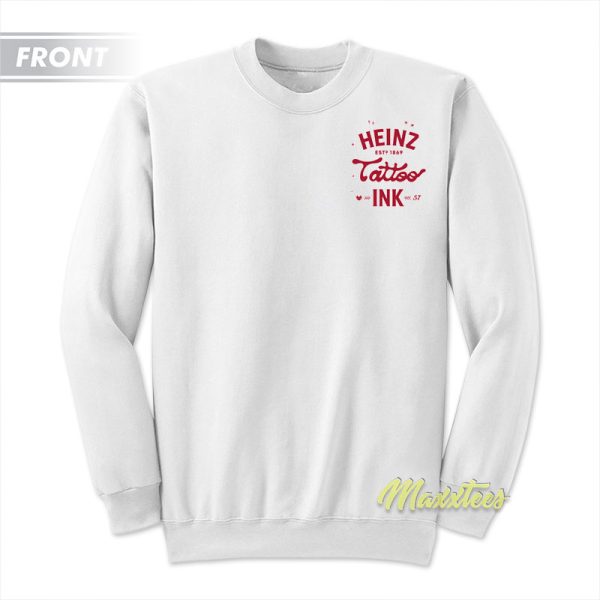 Heinz Red Tattoo Ink Sauce Sweatshirt