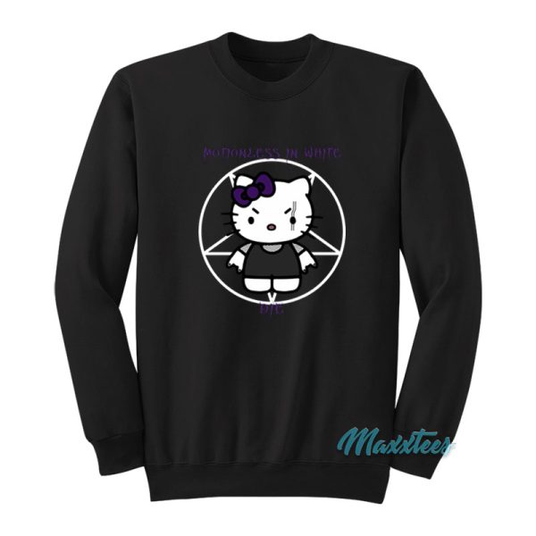 Hello Kitty Motionless In White Dye Sweatshirt