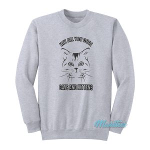 Hey All You Cool Cats And Kittens Sweatshirt