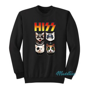 Hiss Kiss Cat Sweatshirt 1