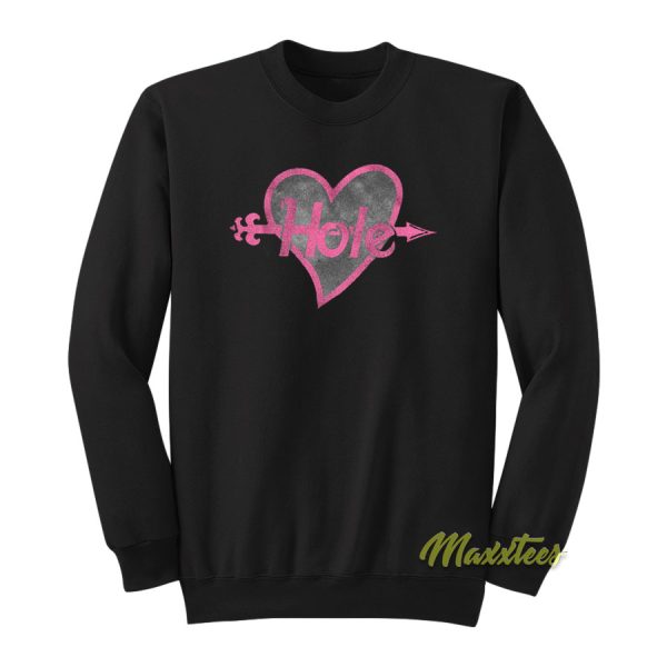 Hole Cupid’s Arrow Heart Logo Sweatshirt