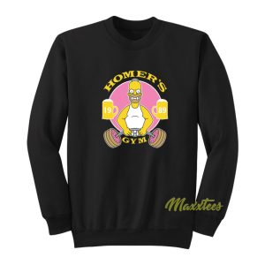 Homer Simpson Gym Sweatshirt