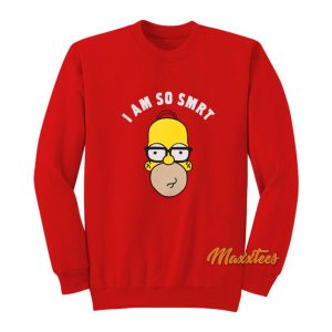 Homer Simpsons I Am So Smrt Sweatshirt 2