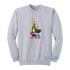 Homer Simpsons Kiss The Chef Well Done Sweatshirt