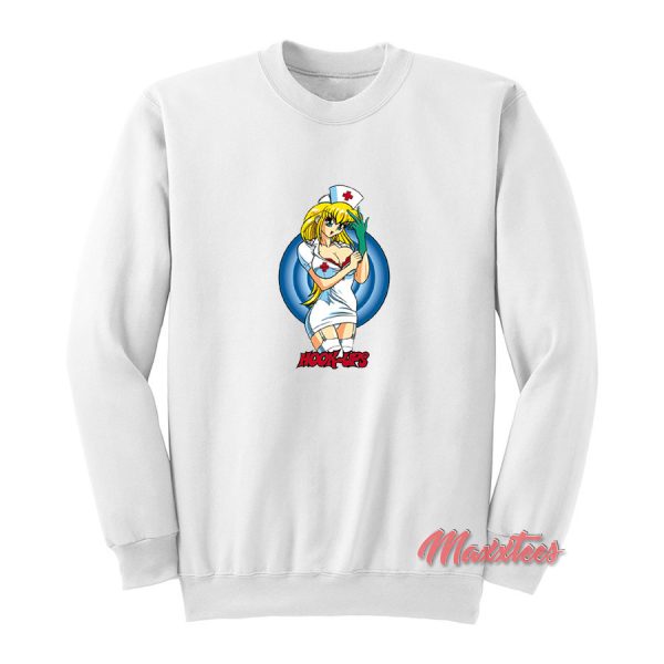 Hook-Ups Skateboarding Nurse Anime Sweatshirt