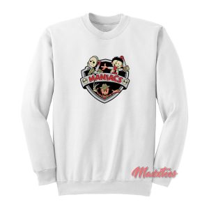 Horror Maniacs Animaniacs Funny Sweatshirt