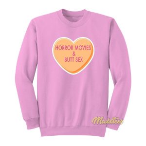 Horror and Movies Butt Sex Sweatshirt