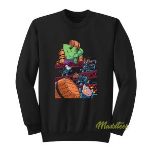 Hulk As Donkey Kong Sweatshirt 1